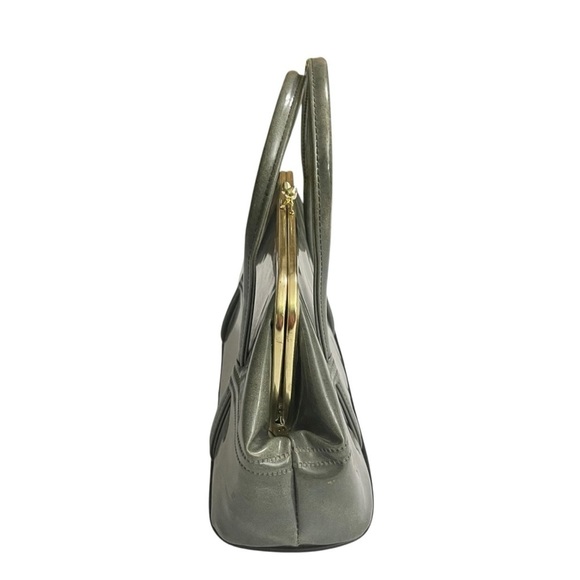 Vintage 60's 70's Gray green
Twiggy Handbag purse
LONDON MOD Carnaby st - Picture 2 of 11